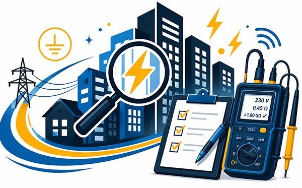 Pomiary elektryczne dla hal i magazynów Janikowo